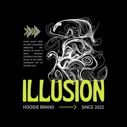 Illusion: Classic Hoodie Black