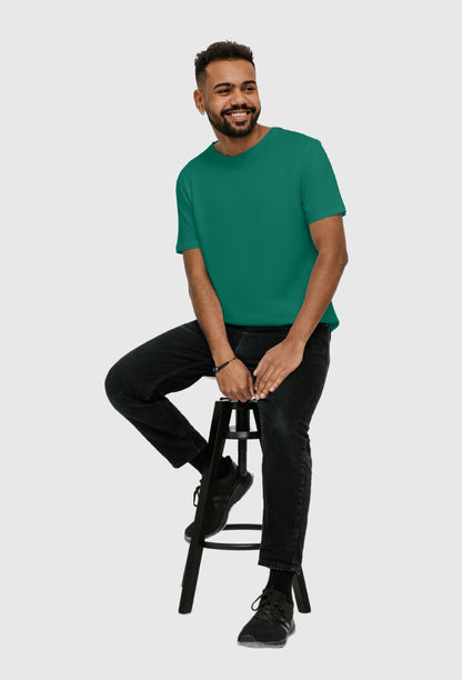 Rainforest Green Round Neck T-Shirt