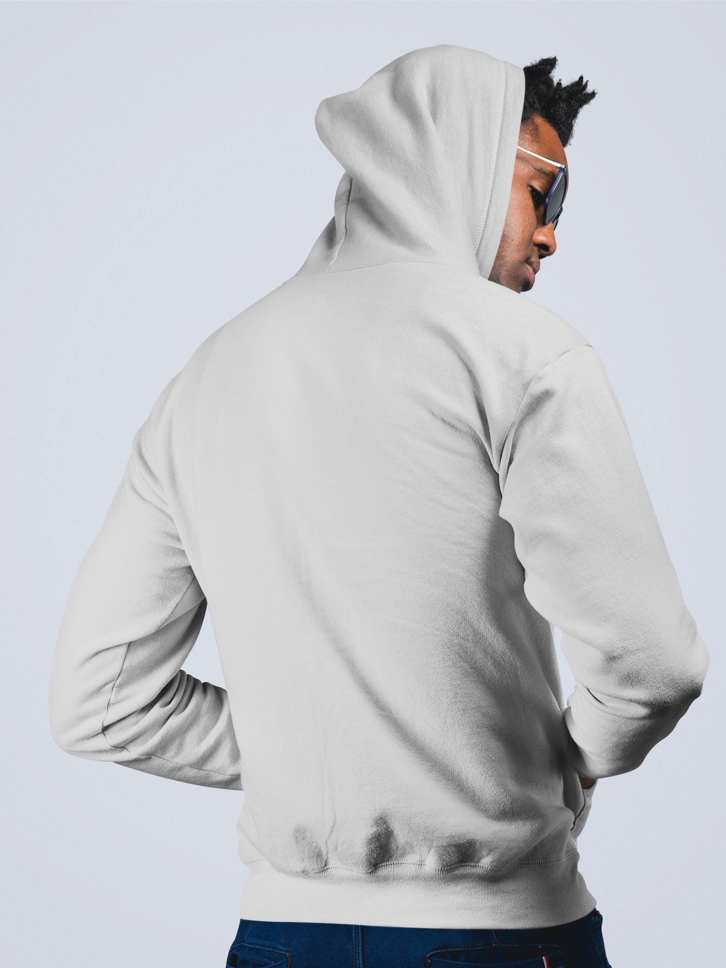 Classic Hoodie: White Smoke Grey