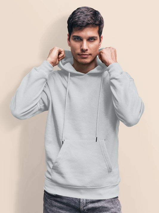 Classic Hoodie: White Smoke Grey