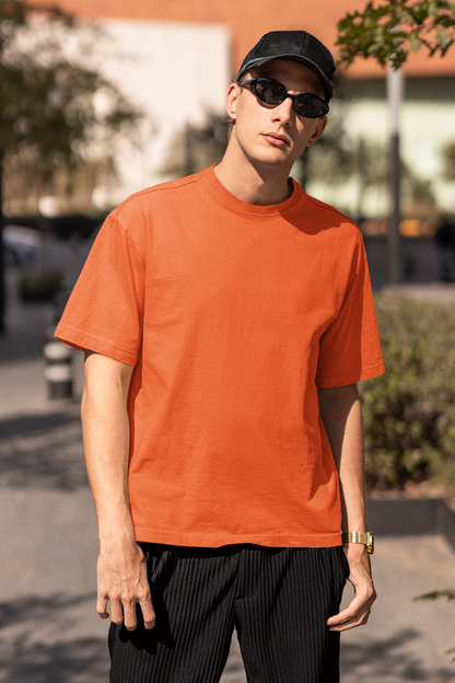 Oversized: Peach Orange